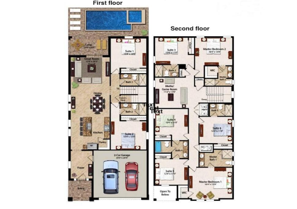 551-Luxury 8 Bedrooms Villa Pool& Spa-Movie Room Orlando Ngoại thất bức ảnh